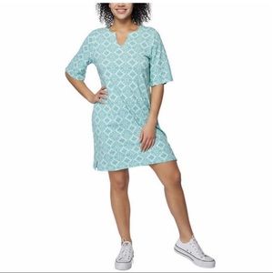 Hang Ten Ladies Sun Dress, Teal (Aqua) - XL